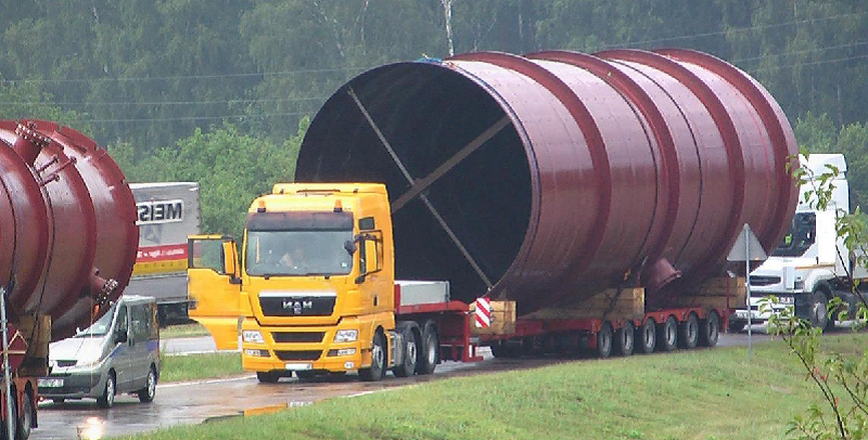 Подготовка к перевозке грузов нестандартных размеров